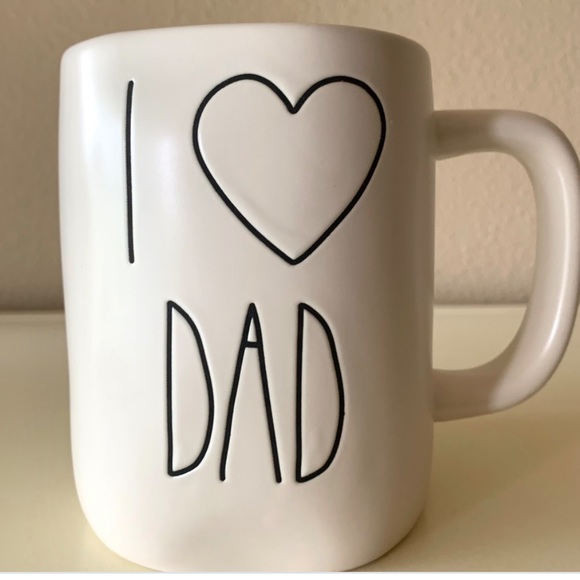 Rae Dunn Magenta ‘I ♥️ DAD’ Mug - Picture 1 of 1